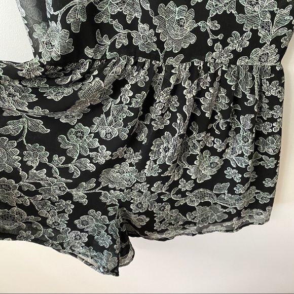 BETHANY MOTA LONG SLEEVE FLORAL ROMPER - Picture 9 of 15